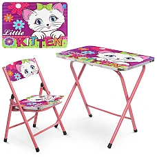 Складной столик со стульчиком Bambi M 19-KITTEN Кошка
