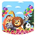 Складной столик со стульчиком Bambi M 19-ZOO Зоопарк