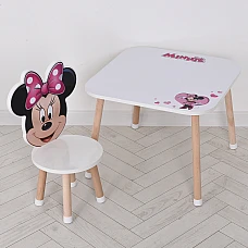 Столик зі стільцем M 502-8-2 Minnie Mouse