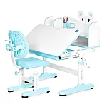 Детская парта со стулом и надстройкой Bambi M 5800-4 Синий