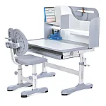 Дитяча парта зі стільцем та надбудовою Bambi M 5801-11 Сірий
