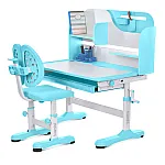 Детская парта со стулом и надстройкой Bambi M 5801-4 Синий