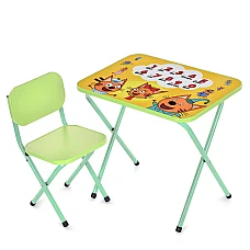 Складной столик со стульчиком Коты Bambi M 5965-5 Лайм