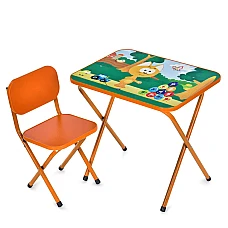 Складаний стіл зі стільцем Кіт Bambi M 5968-7 Помаранчевий