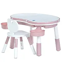 Столик зі стільцем Bambi M 6177-8 Рожевий