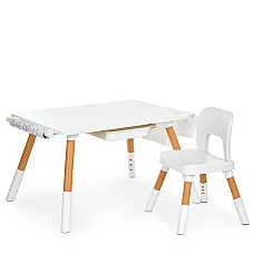 Столик зі стільцем Bambi M 6319-1 Білий