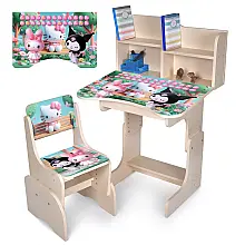 Дитяча парта з надбудовою та стільцем Hello Kitty 3d Bambi N 