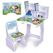 Дитяча парта з надбудовою та стільцем Gabby's Dollhouse Bambi
