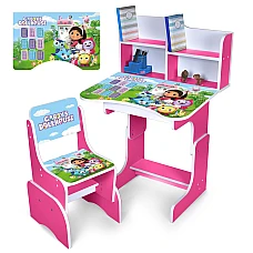 Дитяча парта з надбудовою та стільцем Gabby's Dollhouse Bambi