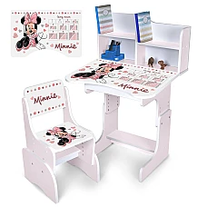 Дитяча парта з надбудовою та стільцем Minnie Bambi N 2071-21-