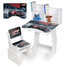 Дитяча парта з надбудовою та стільцем Formula 1 N 2071-36-1 Б