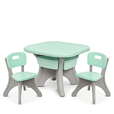Столик з 2-ма стільцями Bambi New Table-5 М'ятний