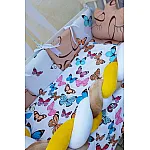 Постільний комплект ТМ Bonna Koss Метелики Бежевий