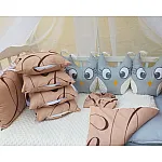 Постільний комплект ТМ Bonna Совушки Бежевий