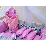 Постільний комплект ТМ Bonna Совушки Рожевий