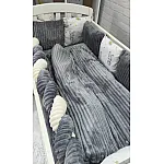 Постельный комплект ТМ Elliz Шиншилла Серый с зайками