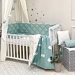 Постільний комплект Маленька Соня Baby Mix Стандартна Хмара на бірюзі