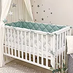Постільний комплект Маленька Соня Baby Mix Стандартна Хмара на бірюзі