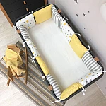 Постільний комплект Маленька Соня Baby Design Стандарт Stars Сіро-жовтий