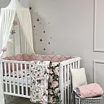 Постільний комплект Маленька Соня Baby Mix Стандарт Акварельні квіти