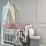 Постільний комплект Маленька Соня Baby Mix Стандарт Акварельні квіти