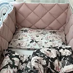 Постільний комплект Маленька Соня Baby Mix Стандарт Акварельні квіти