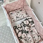 Постільний комплект Маленька Соня Baby Mix Стандарт Акварельні квіти