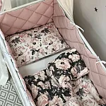 Постільний комплект Маленька Соня Baby Mix Стандарт Акварельні квіти