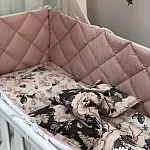 Постільний комплект Маленька Соня Baby Mix Стандарт Акварельні квіти