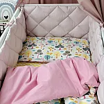 Постельный комплект Маленькая Соня Baby Mix Стандарт Совушки яркие