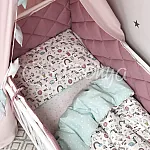 Постільний комплект Маленька Соня Baby Mix Стандарт Единоріг Кольоровий