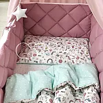 Постільний комплект Маленька Соня Baby Mix Стандарт Единоріг Кольоровий