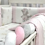 Постільний комплект Маленька Соня Kids Toys Стандарт Ведмедик Рожевий