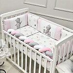 Постільний комплект Маленька Соня Kids Toys Стандарт Ведмедик Рожевий