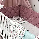 Постільний комплект Маленька Соня Baby Mix Стандарт Единоріг Кольоровий