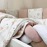 Постільний комплект Маленька Соня Happy night Галактика Бежевий