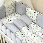 Постельный комплект Маленькая Соня Happy night Овечки Серый