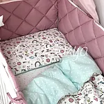 Постільний комплект Маленька Соня Baby Mix Стандарт Единоріг Кольоровий