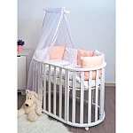 Постільний комплект Twins Dolce Сердечка 4064-D-401 Pink