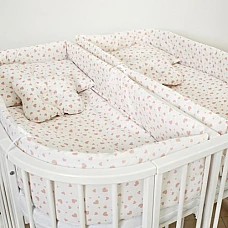 Постільний комплект для двійні 14 ел Twins 4000-T-401-15 Серд