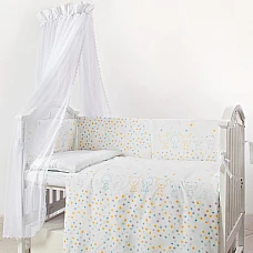 Постільний комплект Twins Eco Line New 4091-E-022 Bunnies min