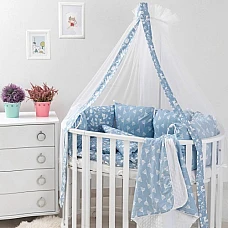Постельный комплект Twins Dolce Лесные жители 4063-D-011 Blue