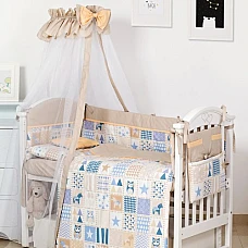 Постільний комплект Twins Modern ІІ 4028-P-115 Сова Бежевий