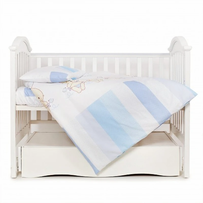 Змінна постіль Twins Dolce Друзі зайчики 3060-D-003 Blue