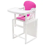 Стільчик-трансформер Babyroom Поні-240 Рожевий-білий