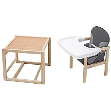 Стільчик-трансформер Babyroom Поні-230 eko Графіт-сірий