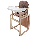 Стульчик-трансформер Babyroom Винни-230 eko Шоколад-капучино (мишка с сердцем)