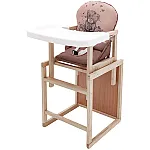 Стульчик-трансформер Babyroom Винни-230 eko Капучино-шоколад (мишка с сердцем)