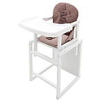Стільчик-трансформер Babyroom Вінні-240 Шоколад-капучино (ведмедик і зірка)