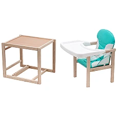 Стільчик-трансформер Babyroom Поні-230 eko Бірюзовий-білий